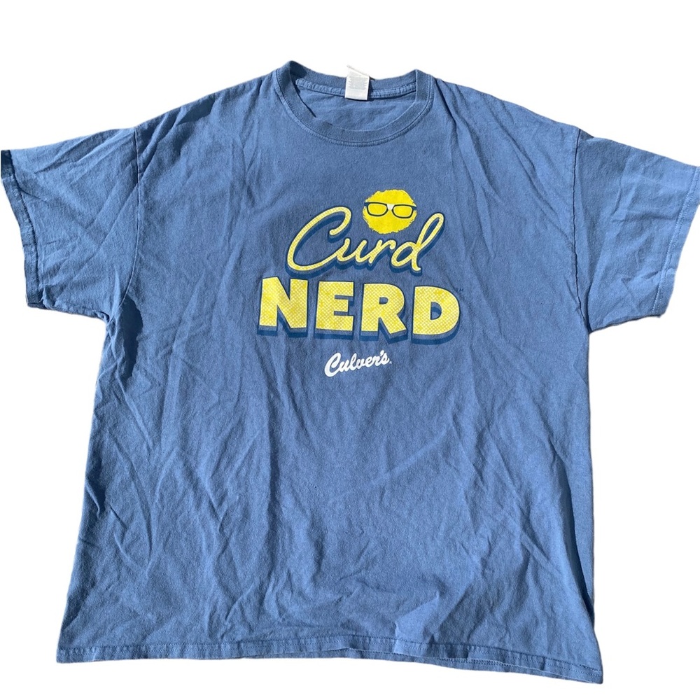 Culver’s t shirt size XL cotton blue